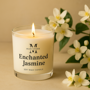 Enchanted Jasmine - Handcrafted Soy Wax Candle