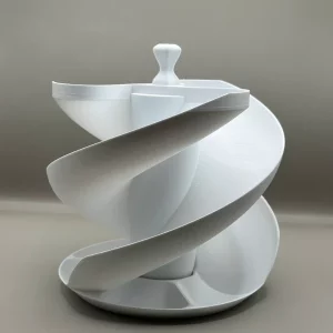 Egg storage spiral basket